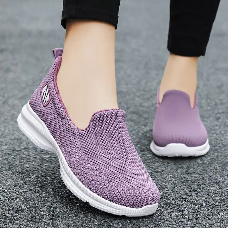 Spring Womens Loafers Comfortable Female Sip On Shoes Ballet Flats Socks Sneakers Tennis Zapatilas Mujer Women Casual Shoes 250317
