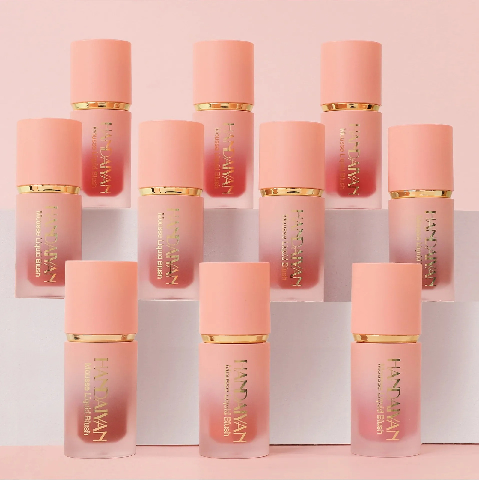 Liquid Blush Waterproof Multi-purpose Facial Blusher Stick Matte Lightweight Smooth High Pigment Contour All Skin Types Cosmetic 250324