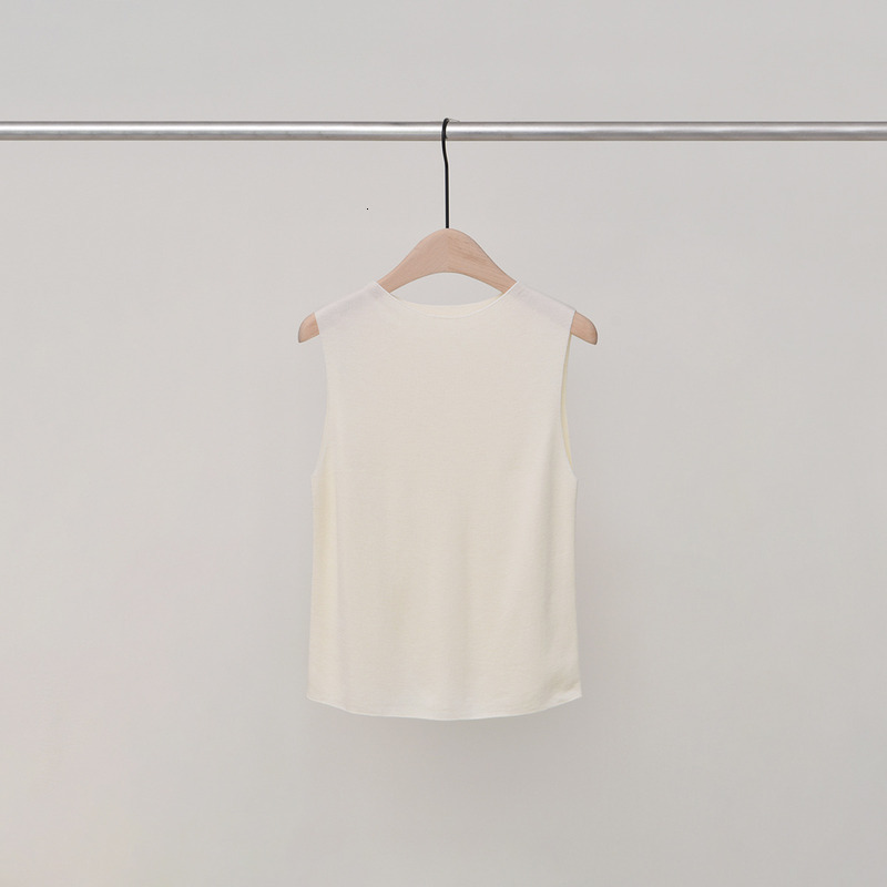 Pinrong Slimming Suit Women's Yangtze Pure Wool Sweater Vest Sleeveless Loose Length High Waist Straight Wide Leg Pants