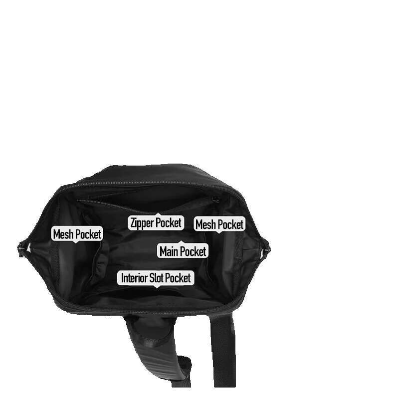 Men's Waterproof Chest Bag Lightweight Crossbody Sg Pack With Quick Access, Durable Oxford Shoulder Backpack For Outdoor