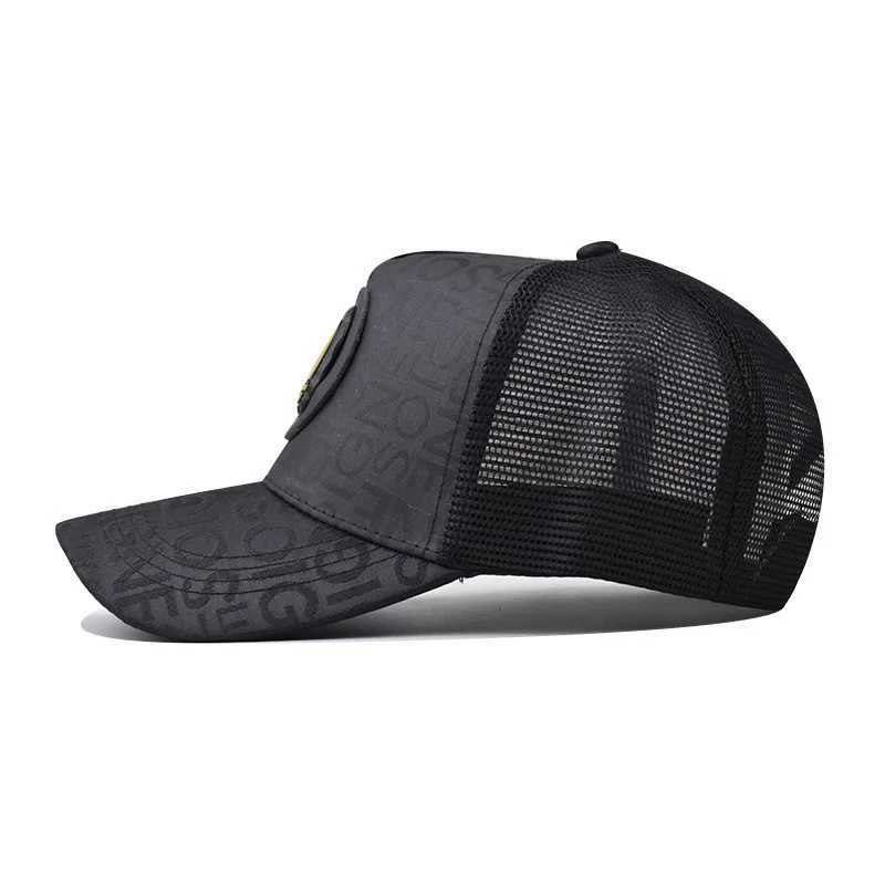 Newly designed retro mesh baseball cap suitable for womens autumn and summer snapshot hats top of the line network sun hatXJ250325