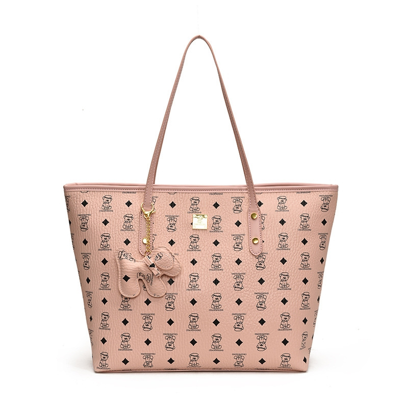 Free shipping 2025 new designer bag Fashionable printed commuting tote bag single shoulder bag Handheld Bucket Bag