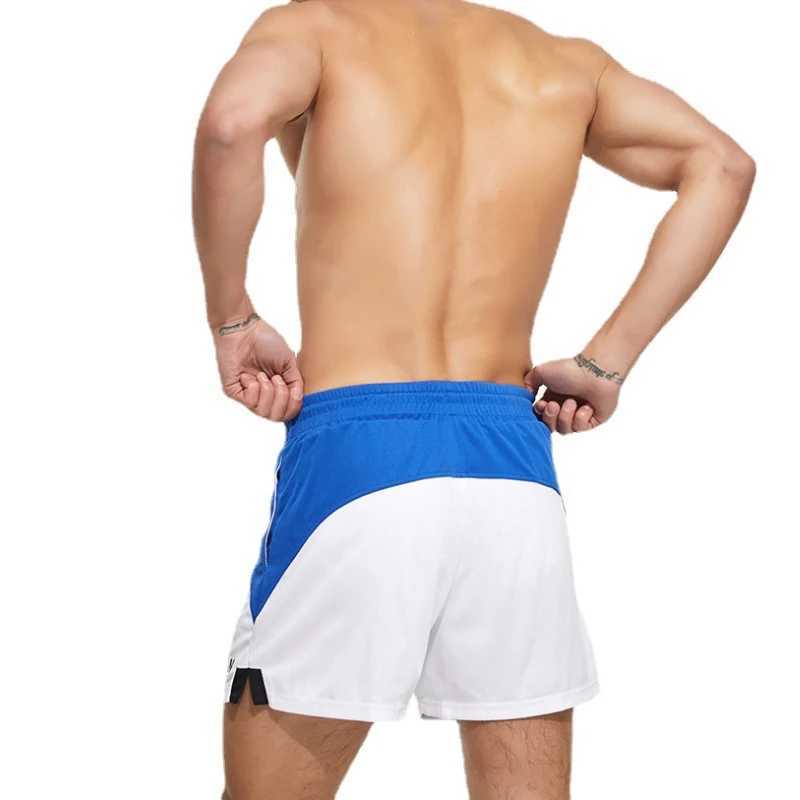 SEOBEAN mens sports shorts wearing fast drying gym workout tennis running training exercise badminton shorts lined mens sportswear W250324