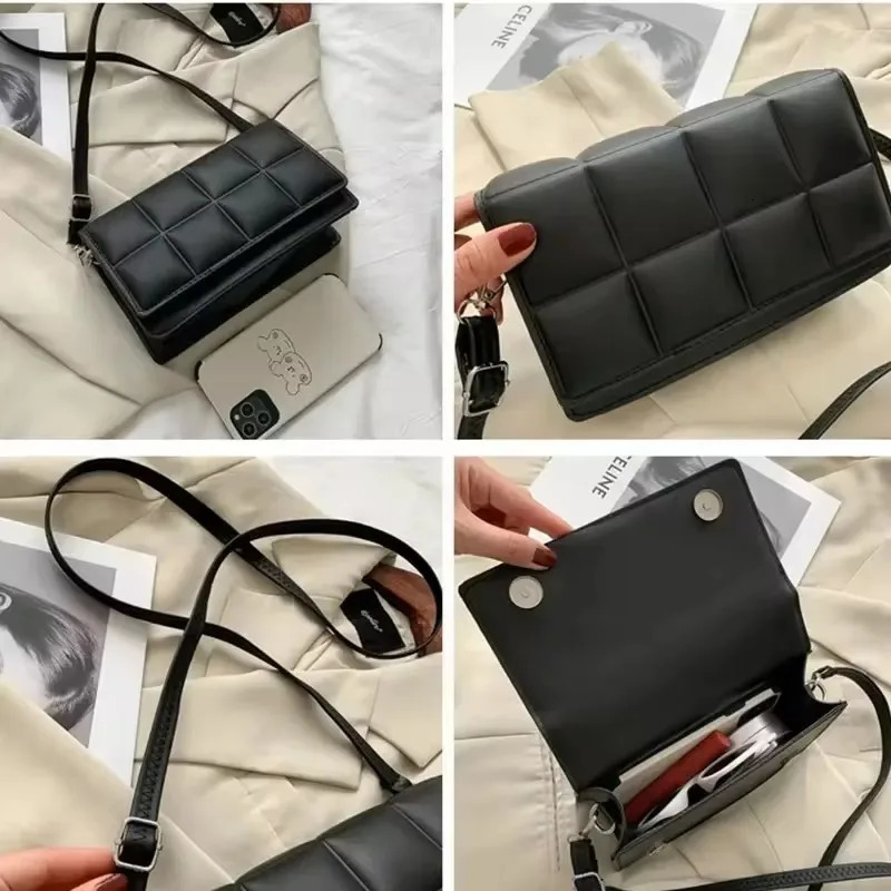 Women Shoulder Bag Large Capacity Fashion Trend Waterproof Classic Simplicity Sense PU Leather Female Crossbody Bag 250324