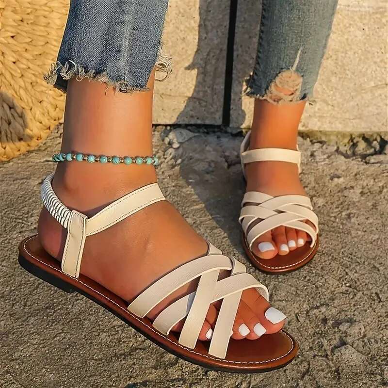 Water Yog Women Men Barefoot Outdoor BeachMother Genuine Leather Sandals Platform Shoes Non