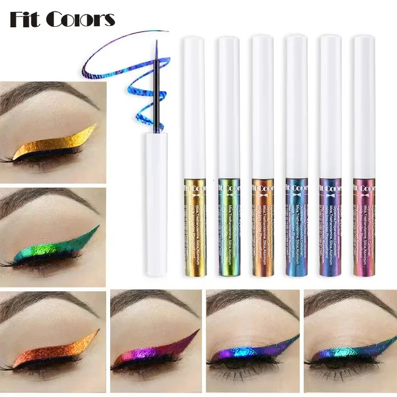 Chameleons Eyeliner Liquid Pearl Gloss Shiny Metallic Eyeshadow Liner Multi Chrome Color Aurora Eye Makeup Glitter Pigment 250324