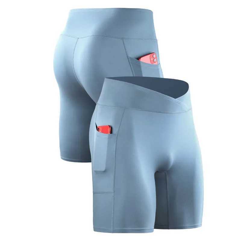 Mens Outdoor Running Shorts Pocket Gym Exercise Legs Basketball Hiking Training Sports Football Compression Clothing 5 W250324