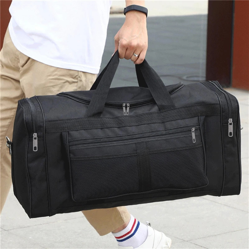 Women Men Nylon Travel Duffel Bag Carry On Luggage Bag Men Tote Large Capacity Weekender Gym Sport Holdall Overnight Bag Pouches 250314