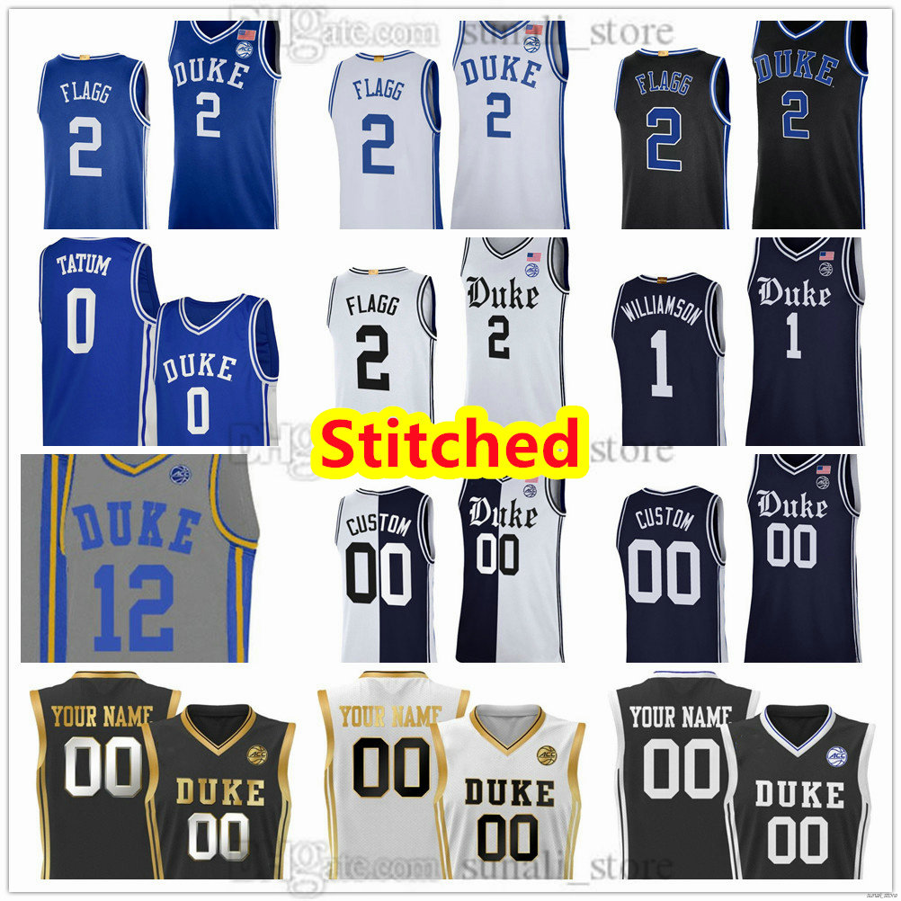 Stitched 2 Cooper Flagg Jerseys 2025 Duke College Blue Devils Basketball 7 Kon Knueppel 6 Maliq Brown 5 Tyrese Proctor 9 Khaman Maluach 12 Cameron Boozer Cayden Boozer
