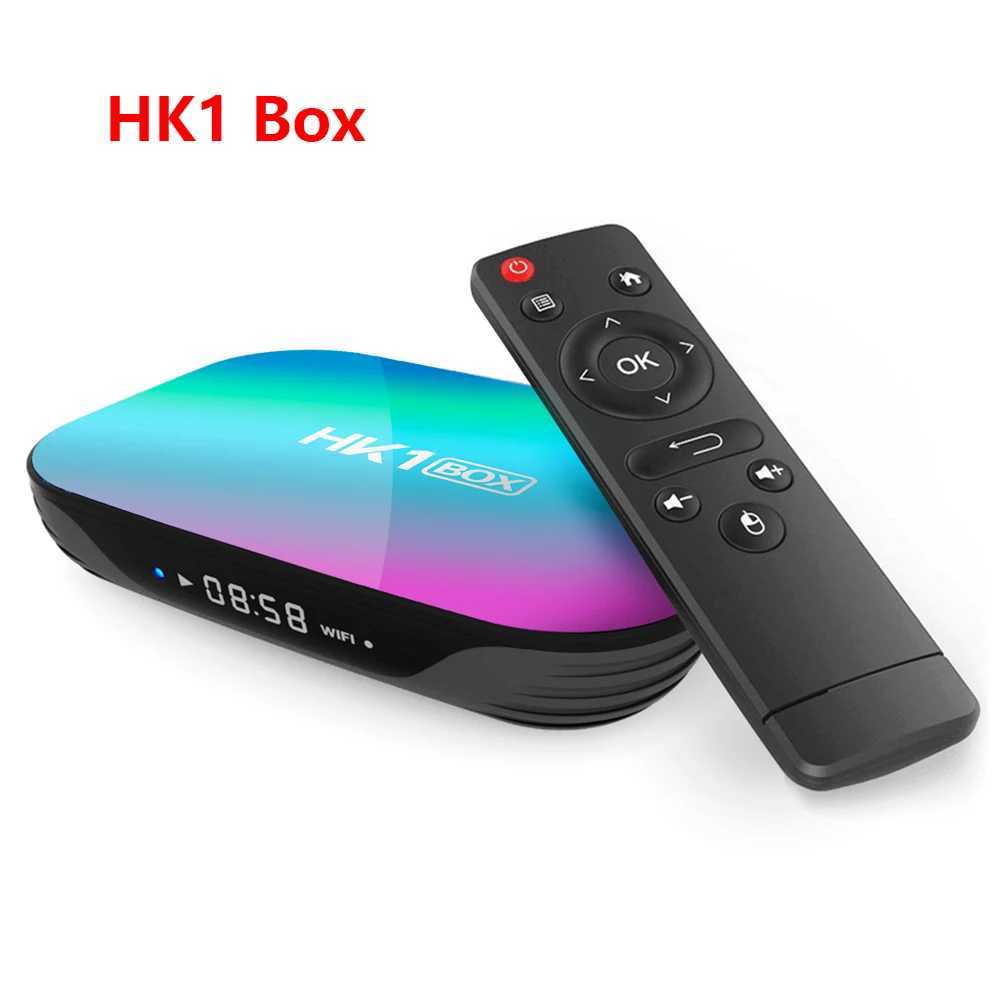 Smart TV Box Android 9.0 4K 100m 1080P HK1 Box Amlogic S905X3 Dual WiFi 4GB RAM 32GB ROM HK1BOX Set Top Box X250325
