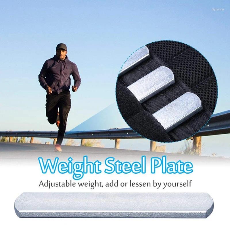 Ethnic Clothing 8Pcs Weight Steel Plate Load-Bearing Training Accessories For Weighted Vest Ankle Leg Sport Strength Fitness Equipment A007