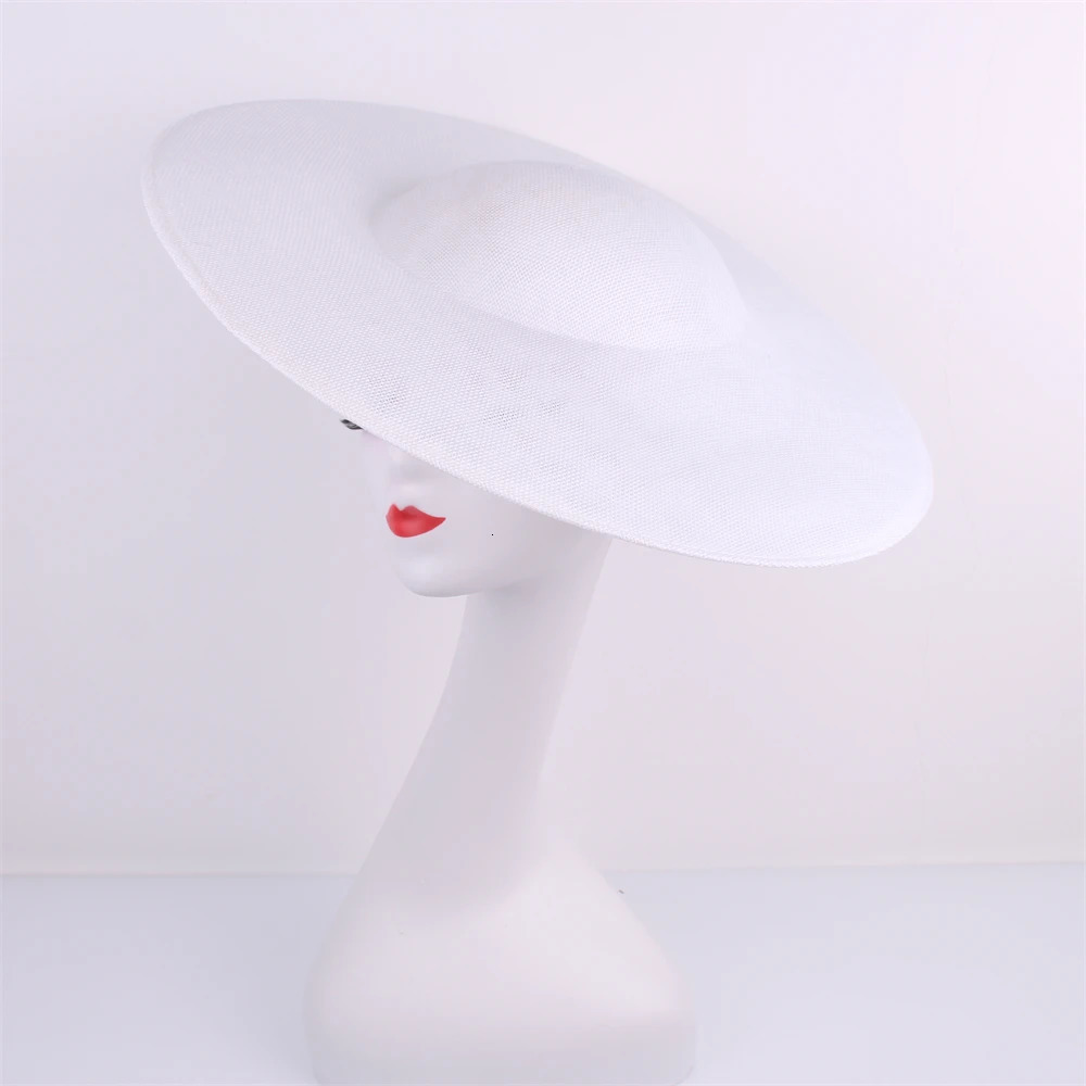 40CM Charming Base Millinery Supplies DIY Hair Accessories Hat for Wedding Womens Kenducky Church Headwear Big Pillow Hat 250322
