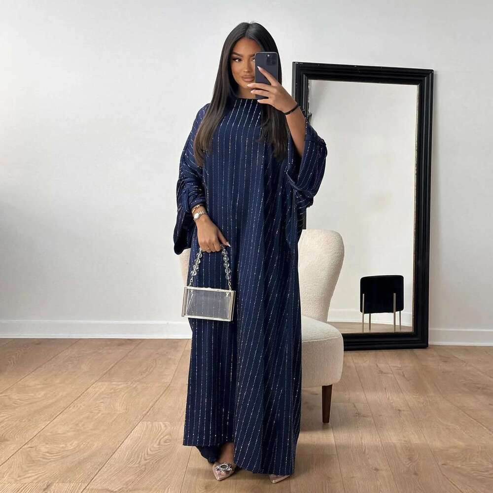 2024 Dubai Abaya Dress for Muslim Women Ramadan Eid Saudi Arabia Party Jalabiya Clothing Islamic Turkey Modest Long Robe