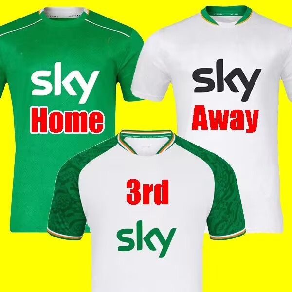 Ireland Soccer Jerseys 2024 2025 National Team football shirt Thailand quality 24 25 home away 3rd green white football tops soccer kits men and kids sets