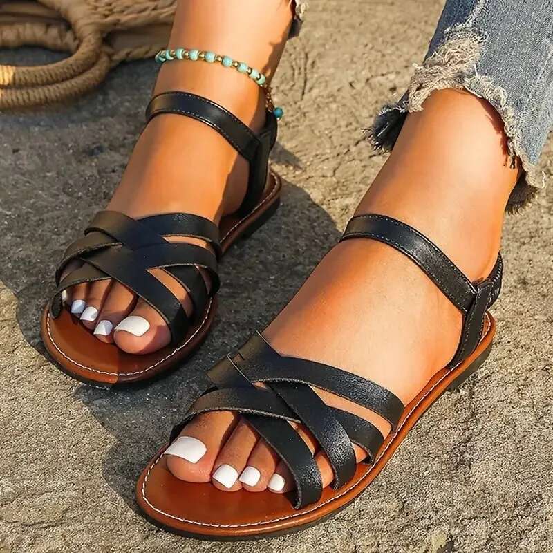 Water Yog Women Men Barefoot Outdoor BeachMother Genuine Leather Sandals Platform Shoes Non