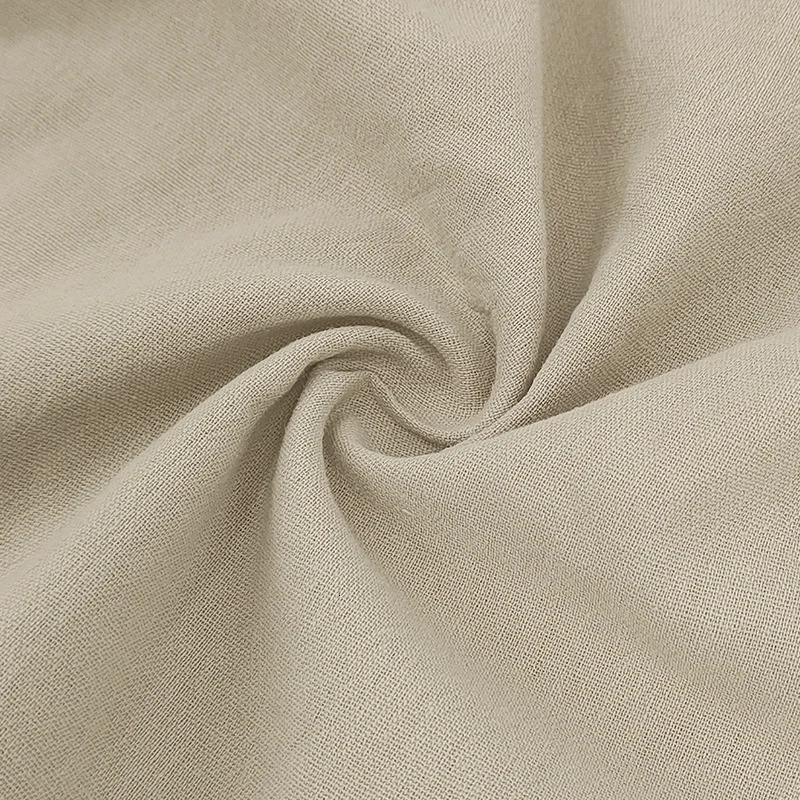 2025 Summer Mens Thin Linen Breathable Beach Sports and Leisure Loose Five Cent Shorts for Men 250325