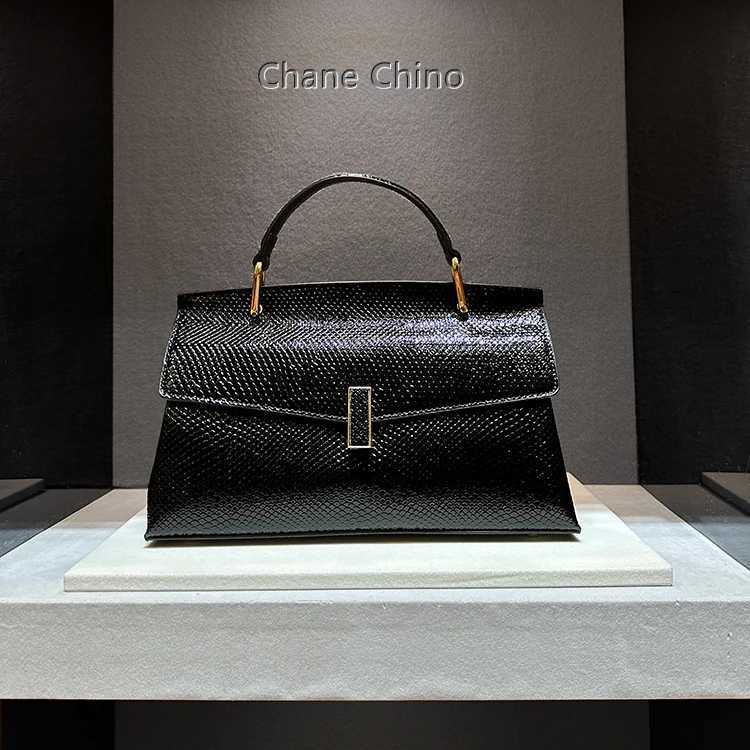 new high-quality womens leather handbag fAshion trend snake printed shoulder bag hot selling Z250324