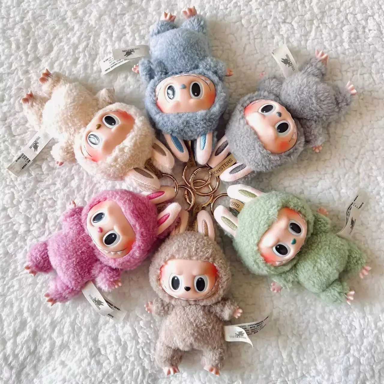 Popular Monster Heartbeat Macaron Rubble Vinyl Doll Blind Box Plush Doll Handmade GiftT250325