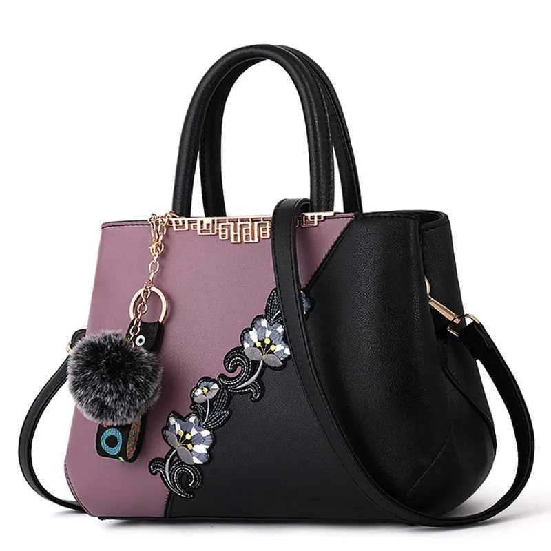Embroidered Messenger Bags Womens Leather Handbags 2021 Sac a Main Ladies Handbags New Womens Handbags Z250324