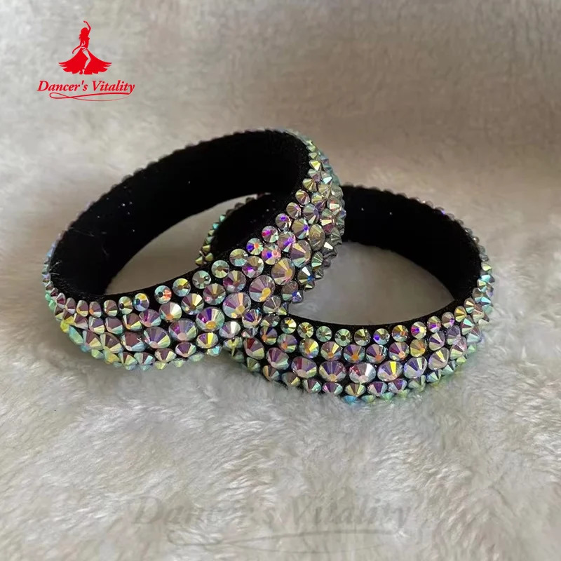 Belly Dance Bracelet Drill Bracelet Stone Jewelry Hand Cuff Bellydancing Oriental Dance Accessories Bracelet 250318