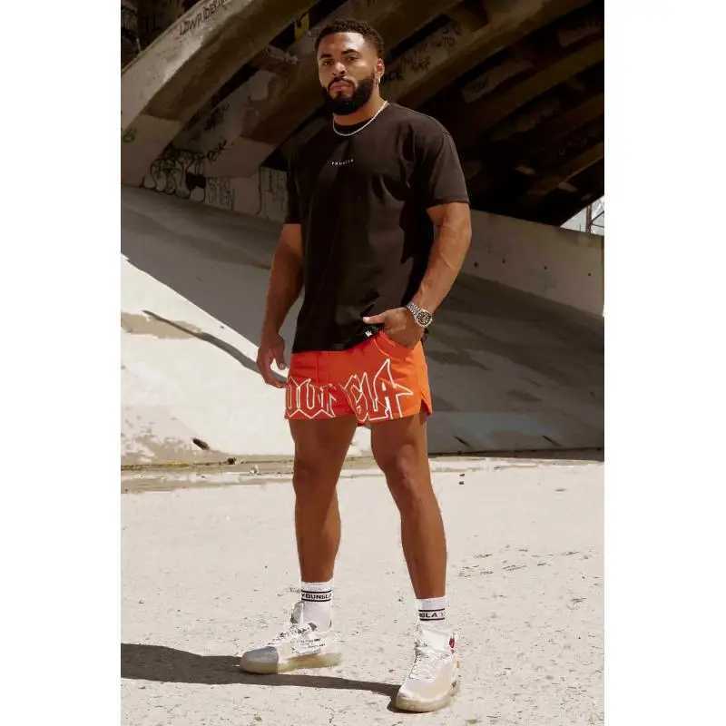 Gym sports and fitness mens shorts American style elegant clothing brand jogging outdoor running basketball training shorts beach 22pantsT250324