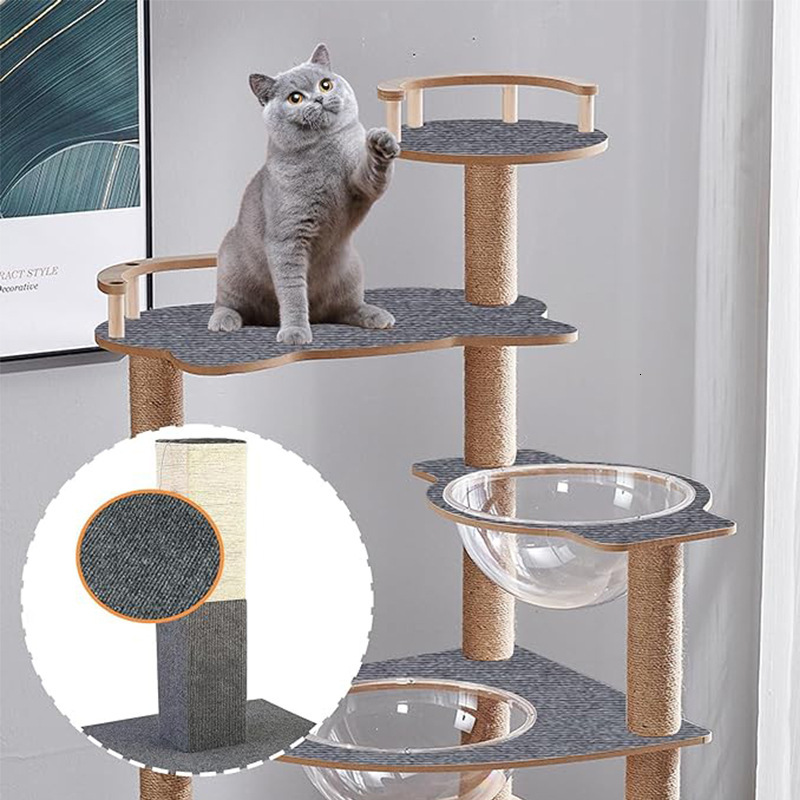 Trimmable Self-adhesive Carpet Multifunctional Cat Climbing Mat Suitable For Pet Anti Scratch And Bite
