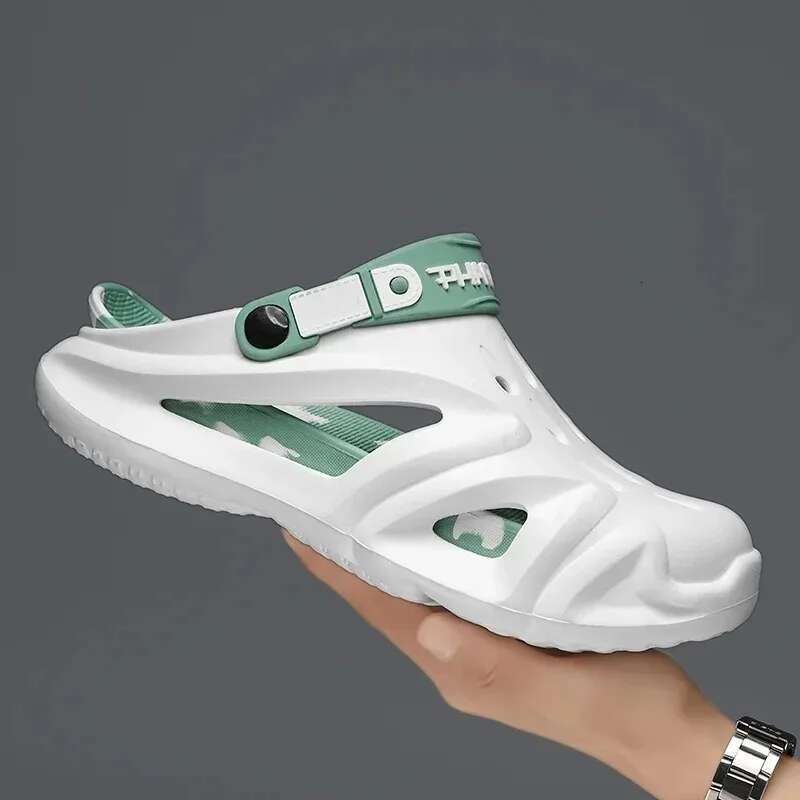 plus 2025 Men's EVA Sandals Summer Soft Thick Sole Non-Slip Beach Slippers Outdoor Sport On Foot Comfortable And Wear-resistant