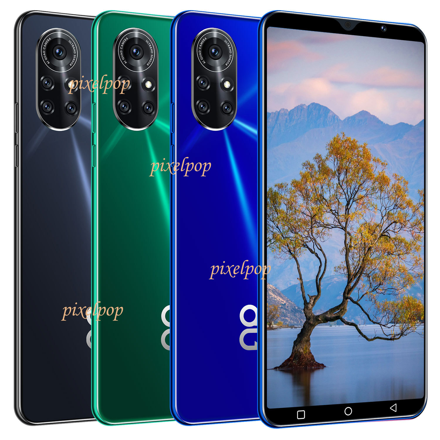 Nowa8 pro smartphone Cell Phones Unlock Touch Screen Phone Androids Camera Telephone HD Display Face Recognition