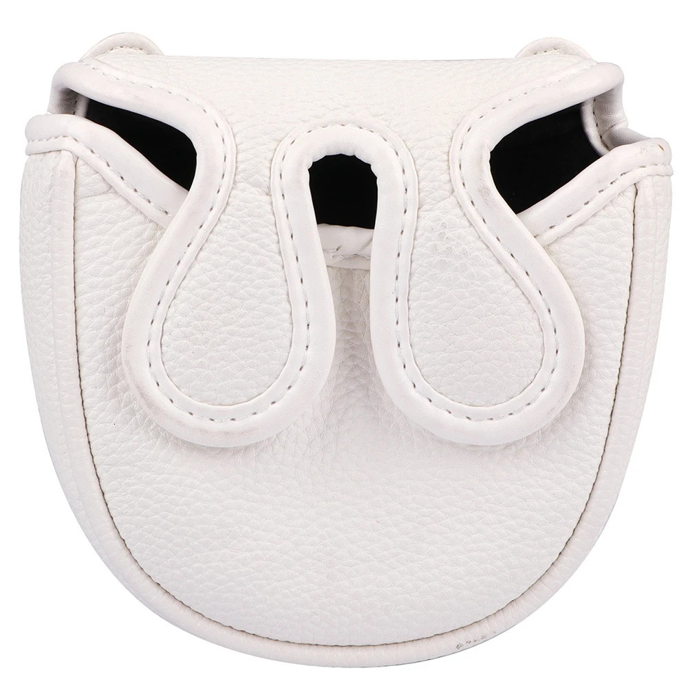 Golf Headcover Cat Head Cover for Driver Fairway Hybrid Putter PU Leather Protector Magnetic Closure 250314