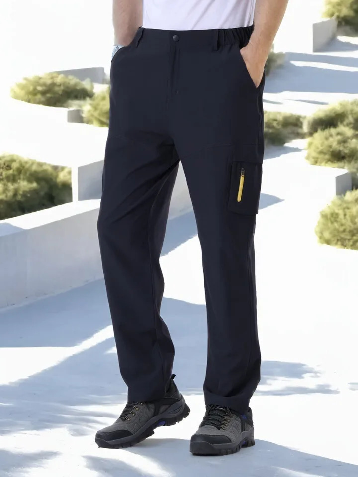 Waterproof hiking pants unisex camping climbing rain outdoor sports fast drying mountain womens Trousers 250322