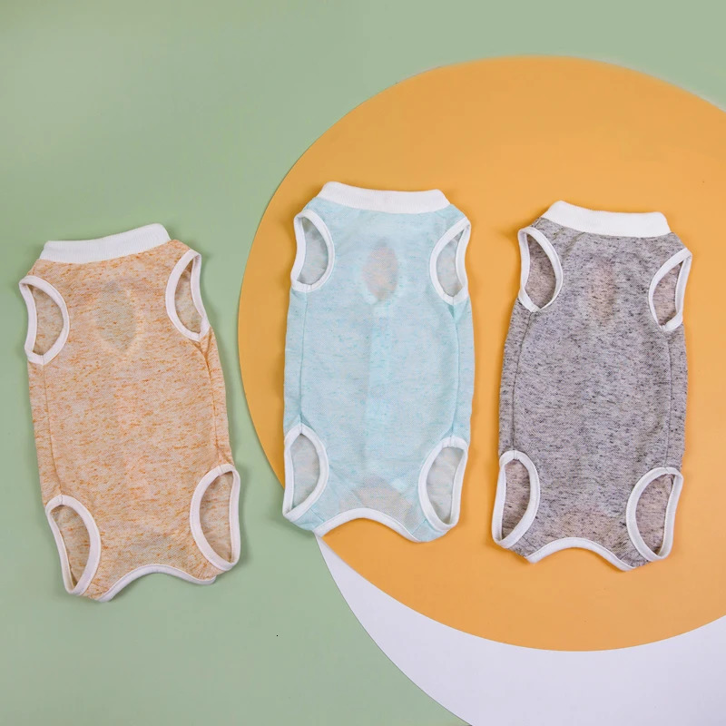 Cat Anti Lick Sterilization Set Soft Pet Care Tank Top Suitable for Small Cats Puppies to Wear and Recovery jumpsuit 250318