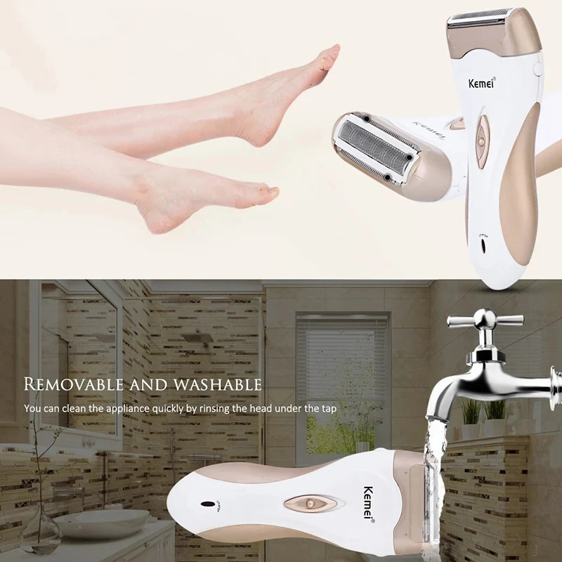 Kemei KM-3518 Electric shaver epilator for women Lady Shaver Hair Remover trimmer lady kemei hair removal 250324