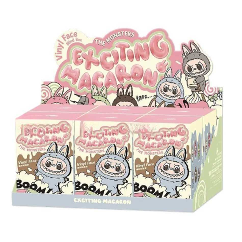 Labubu The Monsters Vinyl Base Doll Heart shaped Mobile Macaron Doll Blind Box Blind Bag Character Guest Bag China High quality ReproductionT250326