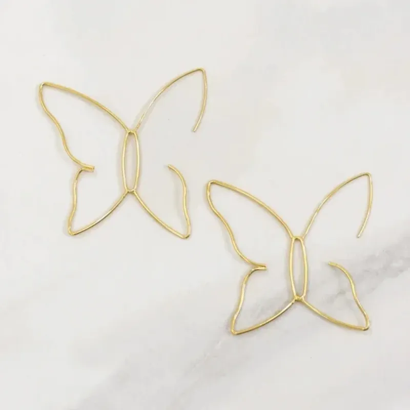 Classy Chic Delysia Bold Butterfly Earrings Versatile Jewelry for Proms and Wedding Celebrations