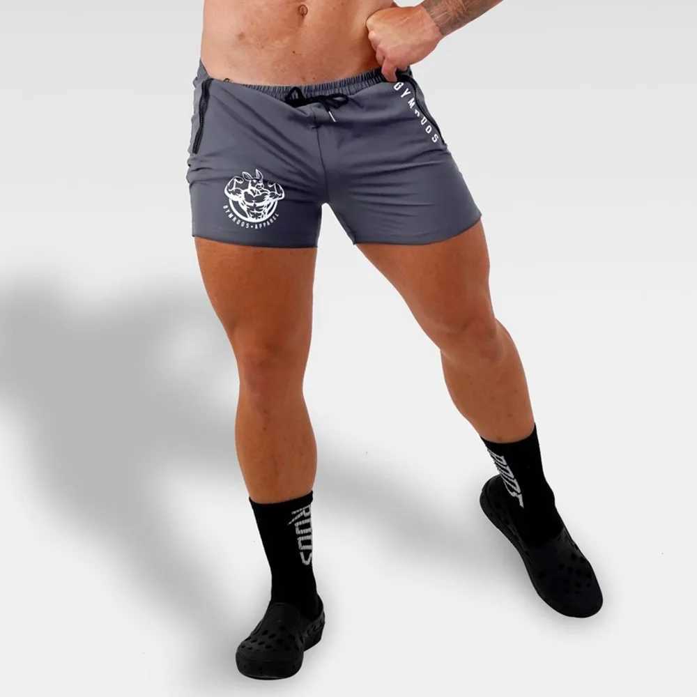 Running shorts mens summer gym fitness and fast drying Bermuda mens beach shorts swimming trunks jogging training bottom W250324