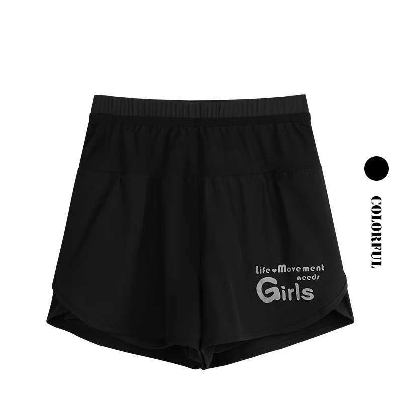 DRUR running shorts womens high waisted loose fit sports shorts with pockets womens sportswear summer yoga boots jogging pants new W250324