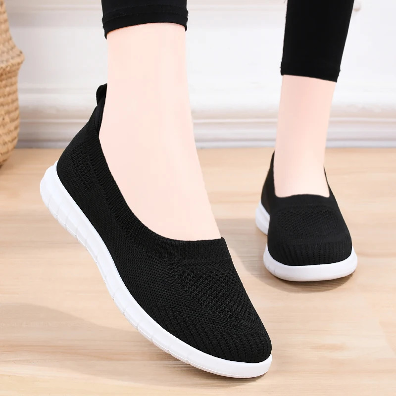 Fshion Womens Summer Footwear Platform Loafers Ladies Ballet Flats Female Sneakers Comfortable And Elegant Womens Shoe 250317