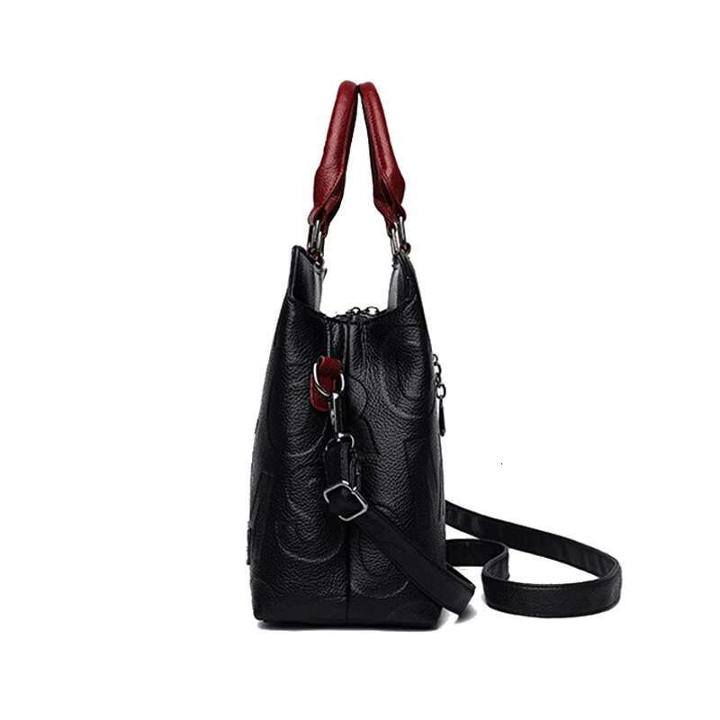 2025 new leather casual women's crossbody bag, women's designer fashion handbag, women's large capacity travel shoulder bag1