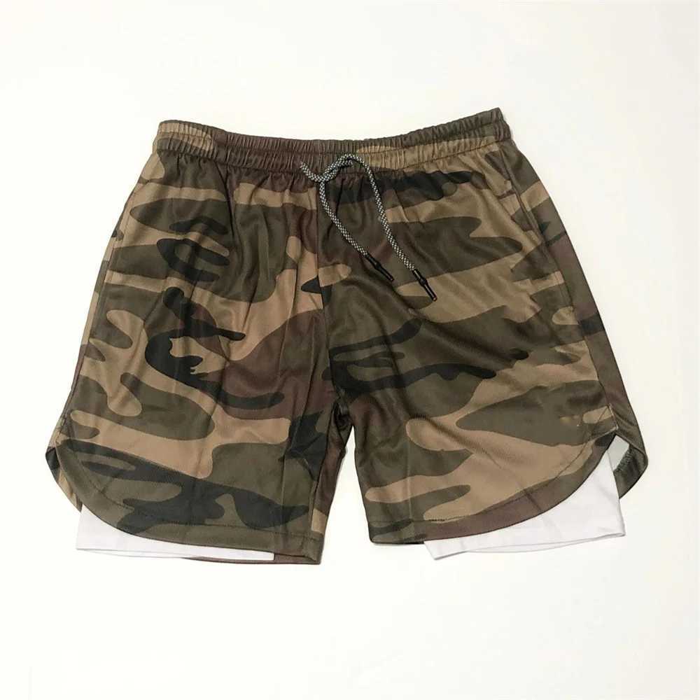 2-inch running shorts for men summer quick drying shorts gym fitness and bodybuilding Bermuda mens training track shorts bottom W250324