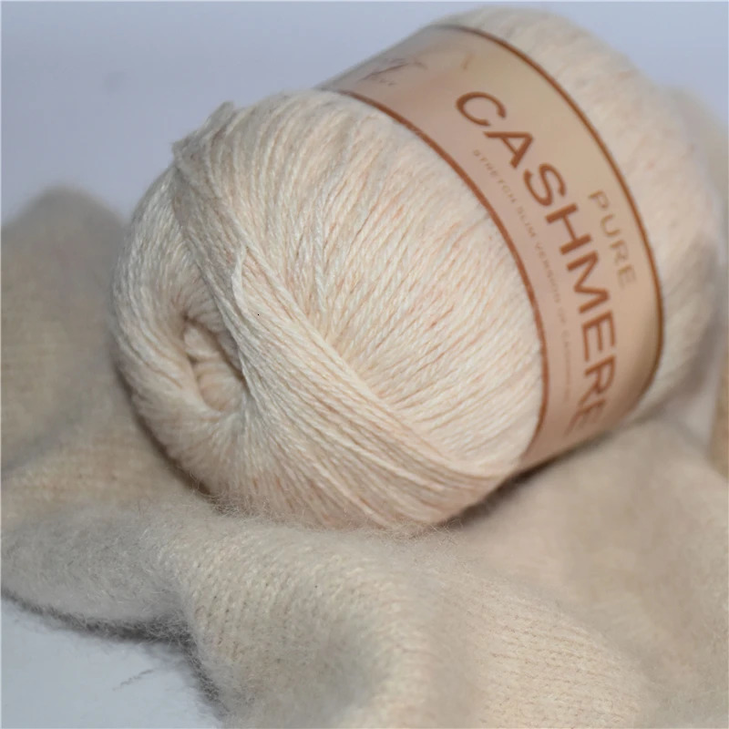 3 layers of fine spun pure Mongolian warm and soft woven fuzzy knitted cashmere yarn for crochet 5 pieces of handmade cashmere yarn 250324