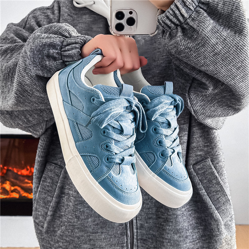 2025 hot new free shipping designer shoes for mens casual shoes blue red black beige New low cut skateboard shoes with thick soles for outdoor sports 