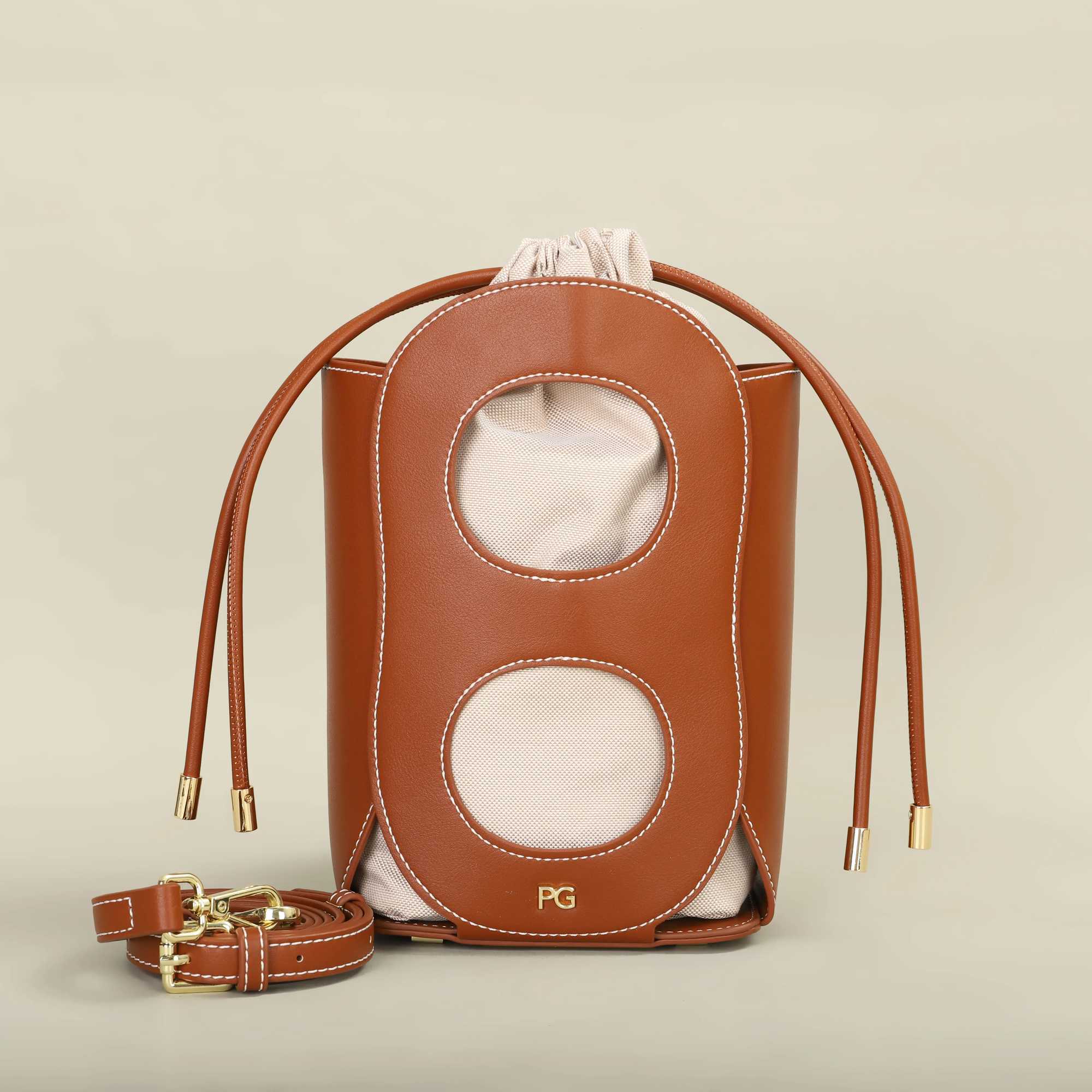 PG PATSY GARIS Womens Cross Body Bag New Designer Simple and Atmospheric Hollow Design Fashion Shoulder Bag for Women Z250324