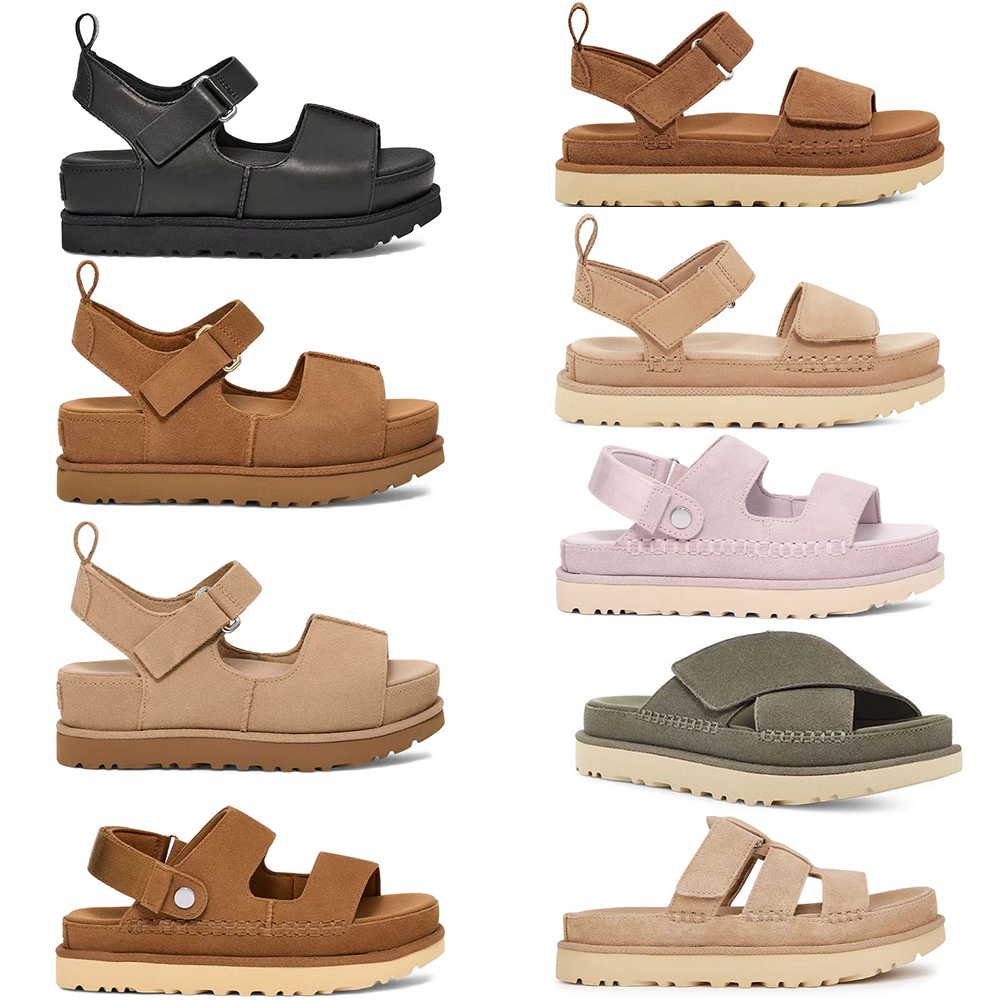 Designer Sandals Goldenstar Hi Slides Black Beige Slippers Clogs Golden Star Beach Sandal Cross Slides Women Men Tazz Tasman Fall Mustard Seed Chestnut Summer Shoes