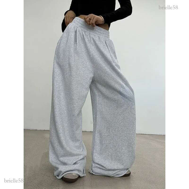 Men's Pants Deeptown Grey Sweatpant Baggy Korean Style Oversize Wide Leg Sports Autumn Trouser Casual Vintage Harajuku Fashion 230923