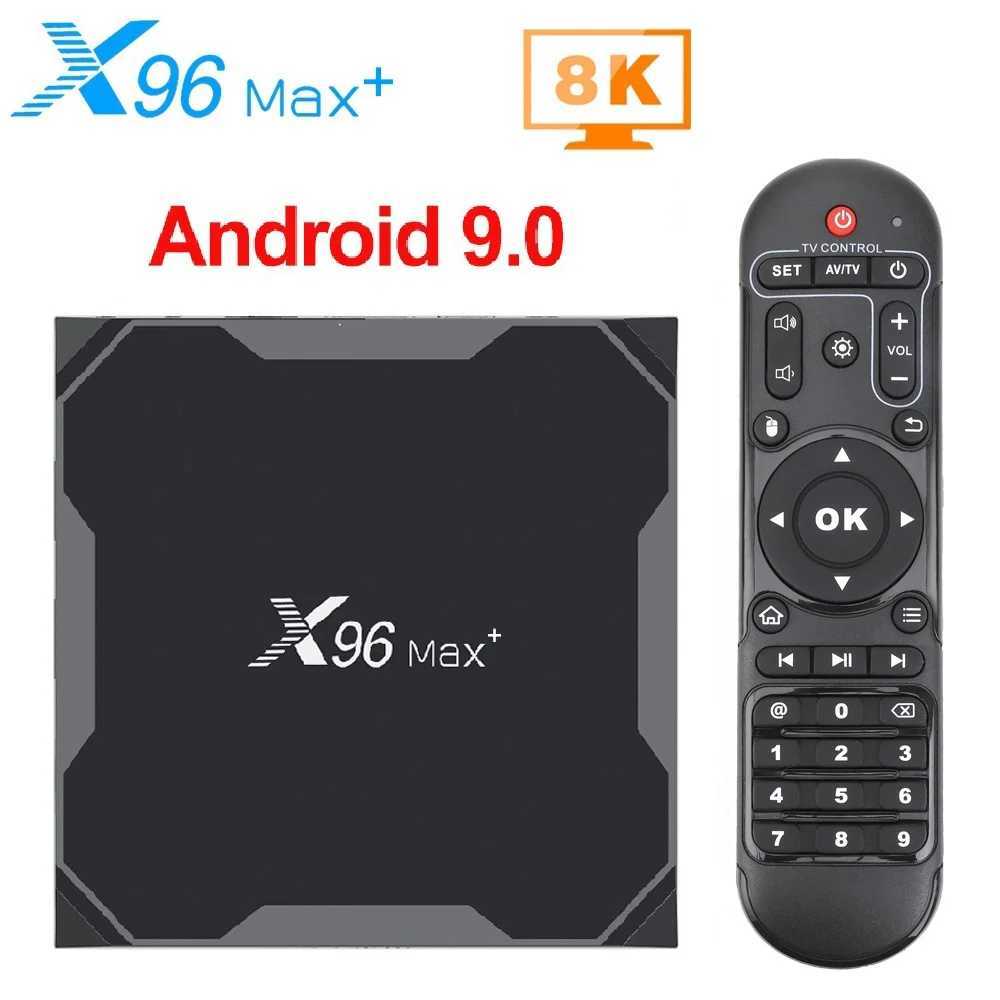 New X96 Max Plus 4GB 64GB 32GB Smart TV Box Android 9.0 Amlogic S905X3 Quad Core Wifi 4K TVBOX X96Max Plus Set Top Box 2GB 16GB X2503251