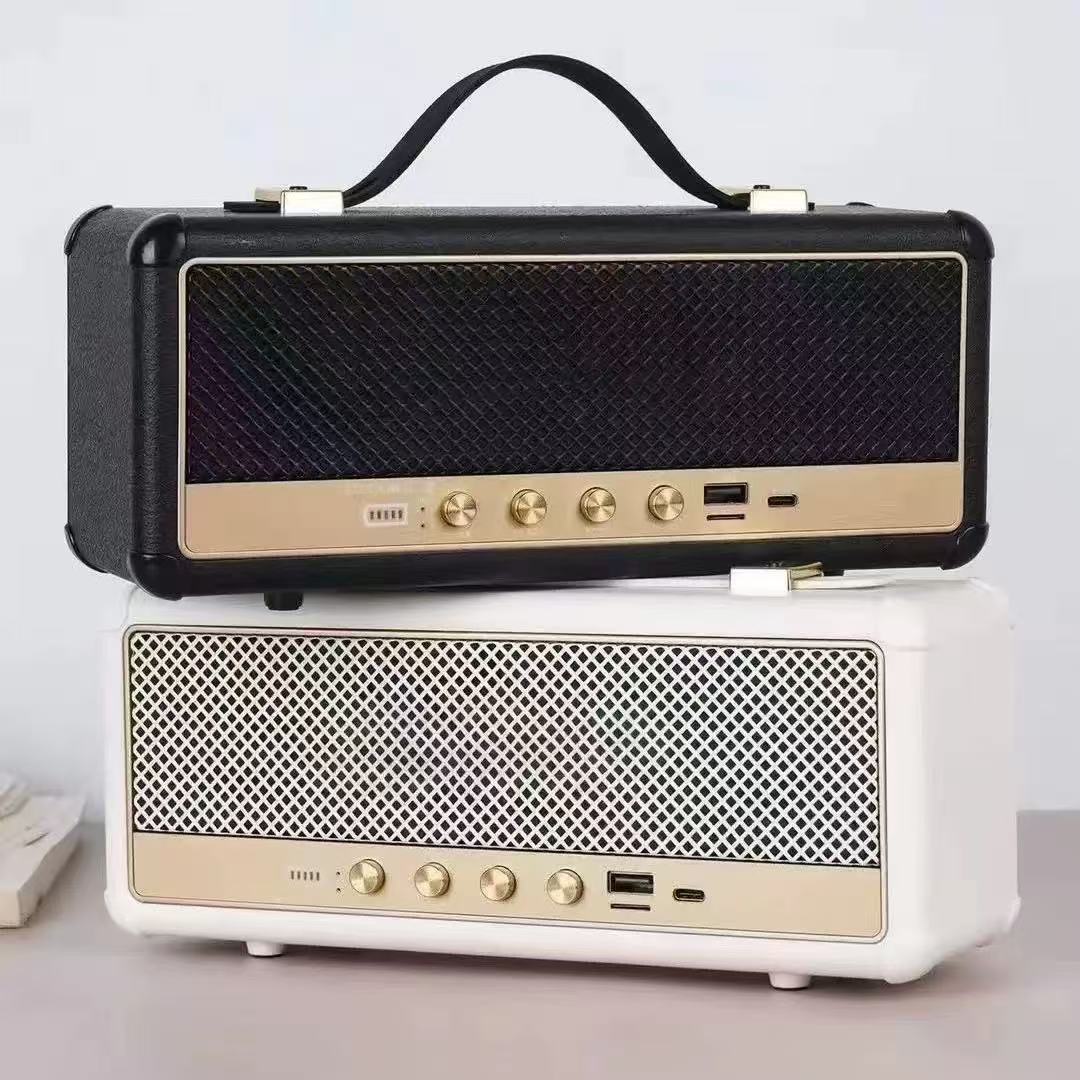 2025 Retro Wireless m10 m30 Bluetooth Speaker Portable Outdoor Speakers with Powerful Sound & Deep Bass