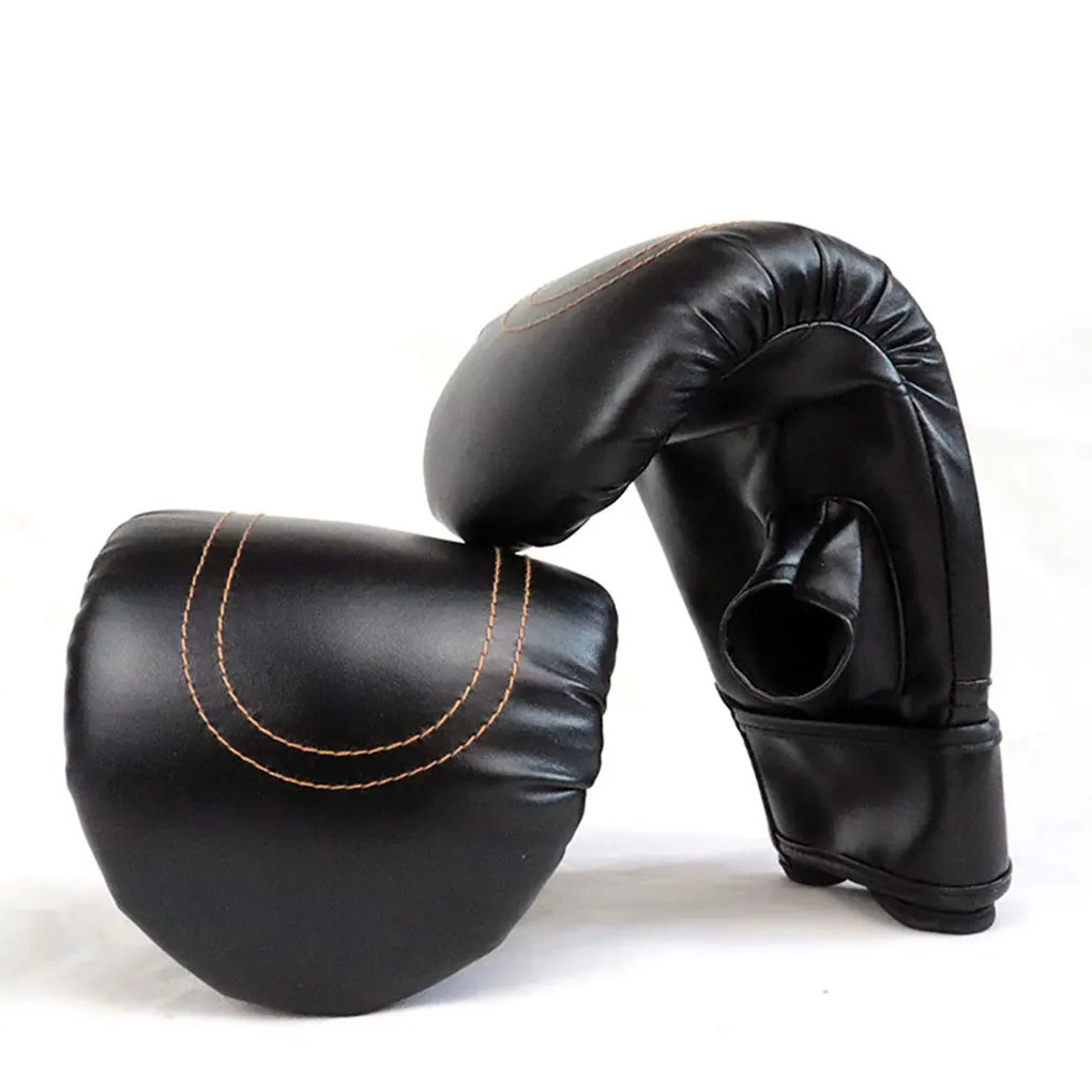 Boxing training gloves PU leather childrens breathable Thai needle punched karate taekwondo gloves 250325