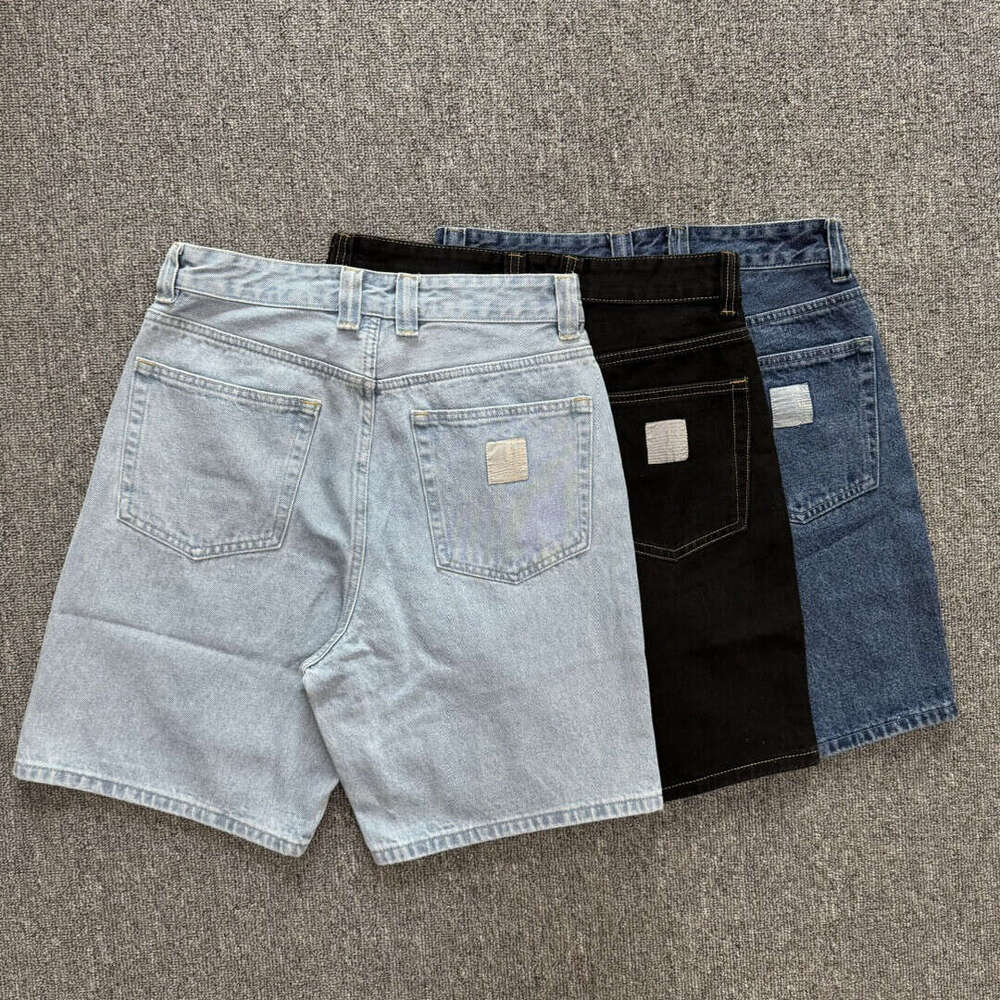 Wash Loose Light Blue Denim Shorts B5