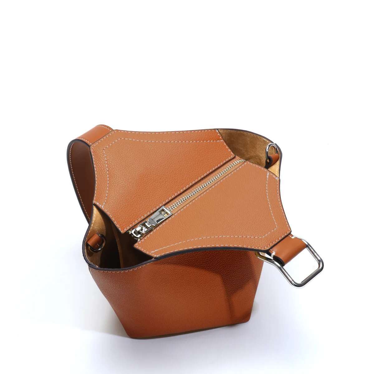 New Fashion Korean Oblique Cross Leisure Tote High Sense Exquisite Leather Women's Niche Design Messenger Bag Purses