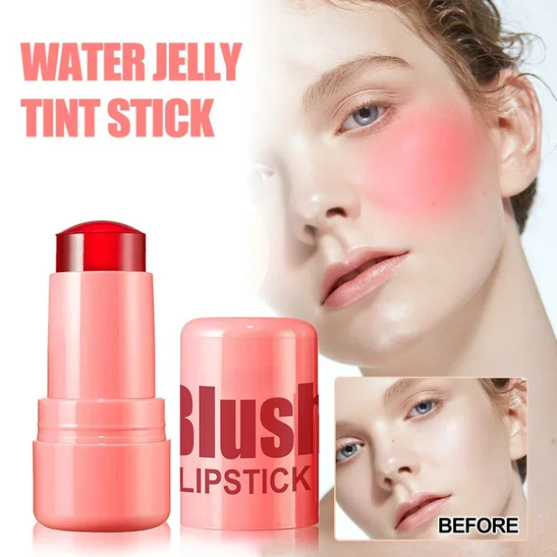 Milk Makeup Blush Stick Lip Tinted Cooling Water Jelly Tint Jelly Blush Stick Watercolor Multi-Use Matte Blush Makeup 250324